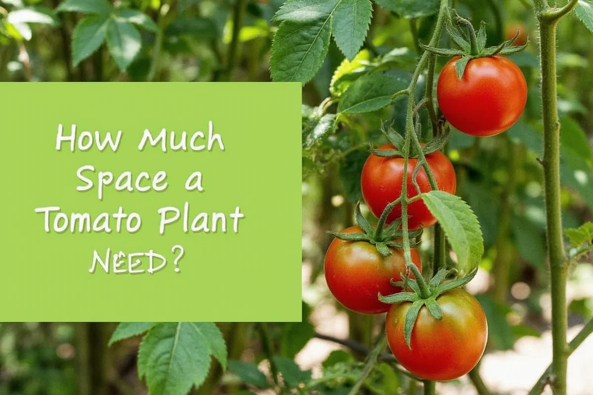 how much space does a tomato plant need