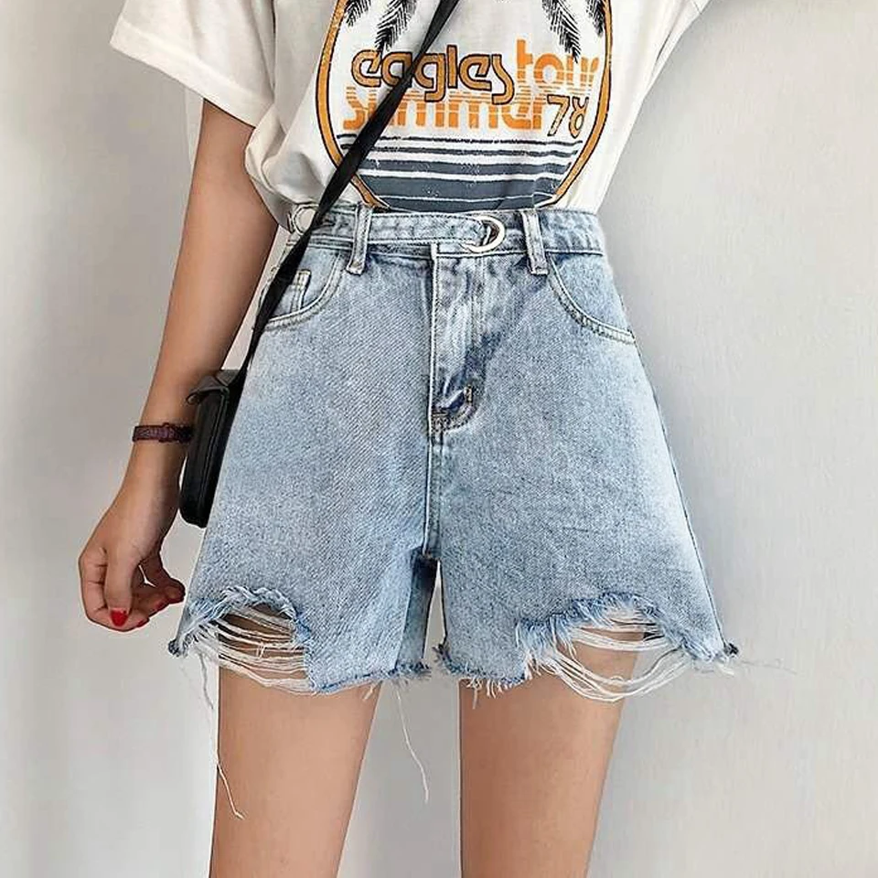 

2021 Summer Women's Jeans Shorts Women Casual Basic Denim Short Pants Ladies Short Jean Pants Clothes Wholesale