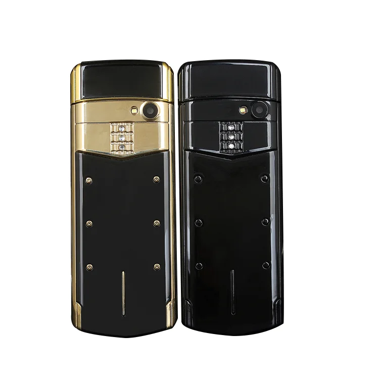 

Hebrew Russian Luxury Phone Metal Body V05 Smallest Mini Dual Sim Filp Slide Mobile Phone Magic Voice