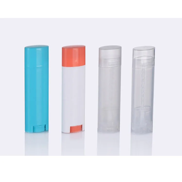 

Top selling wholesale cheap custom empty plastic oval lip balm tube