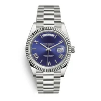 

228238 Day Date Classic Fashion Relojes Watch, Japan Self Wind Mechanical Movement Vibration 28800 Waterproof 10 Bar S.steel 904