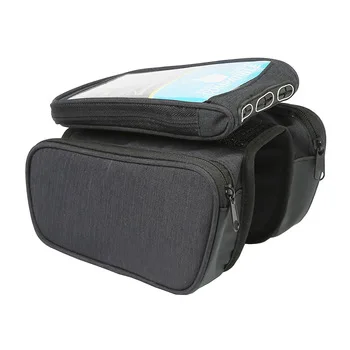 

SINO Waterproof Bicycle Frame Bag Touch Screen Phone Front Bag Bicycle For 5.7 Inch Cellphone, Customized color