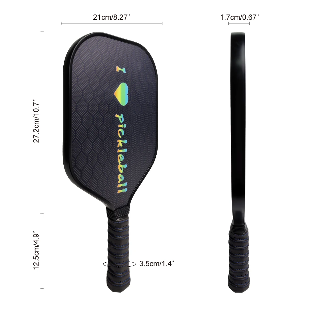 

REANOX sale custom printed pickleball paddle edgeless carbon fiber pickleball paddle