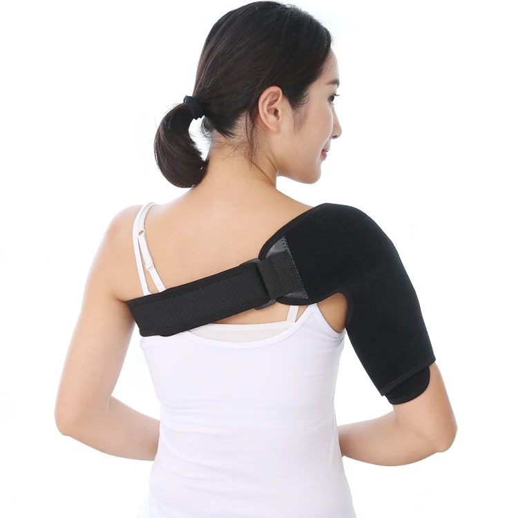 

Far Infrared Therapy Heating Wrap Jade Shoulder Heating Pad Heated Shoulder Brace for Pain Relief, Black or customized color