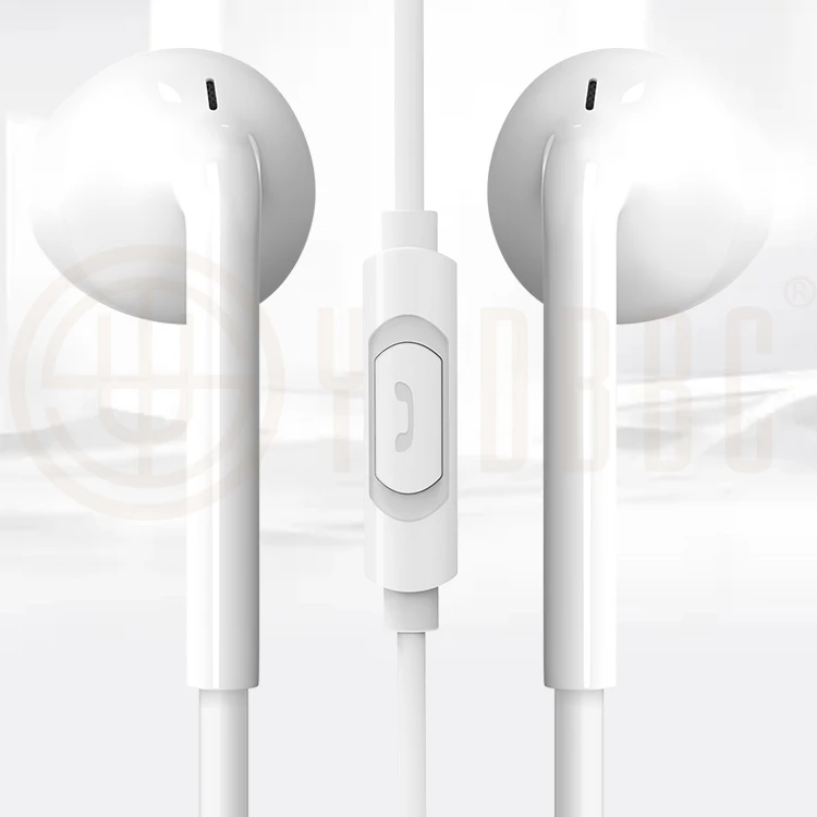 

Free sample oem odm stock cheap Price Mobile Phone Accessories Earphone Headphone 3.5mm Wired Earphone 3.5mm headphone, White black