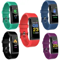 

Color Screen Smart Watch Band Wristband Fitness Tracker Smart Bracelet ID115 Plus