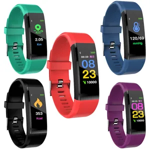 Color Screen Smart Watch Band Wristband Fitness Tracker Smart Bracelet ID115 Plus