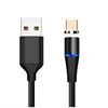 Super Flexible 360 Degree Led Light Up Micro 3 In 1USB Data Line Power Charge For Micro
