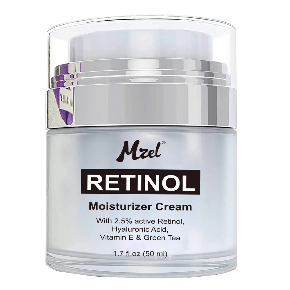 

Hot Selling Mzel Anti Wrinkle Retinol Moisturizer Face Cream, Milk white