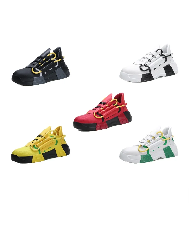 

Runing Sport Gym Atheletic Zapatillas Hombre No Brand Yellow Tenis Shoes, White green, blue red, black grey