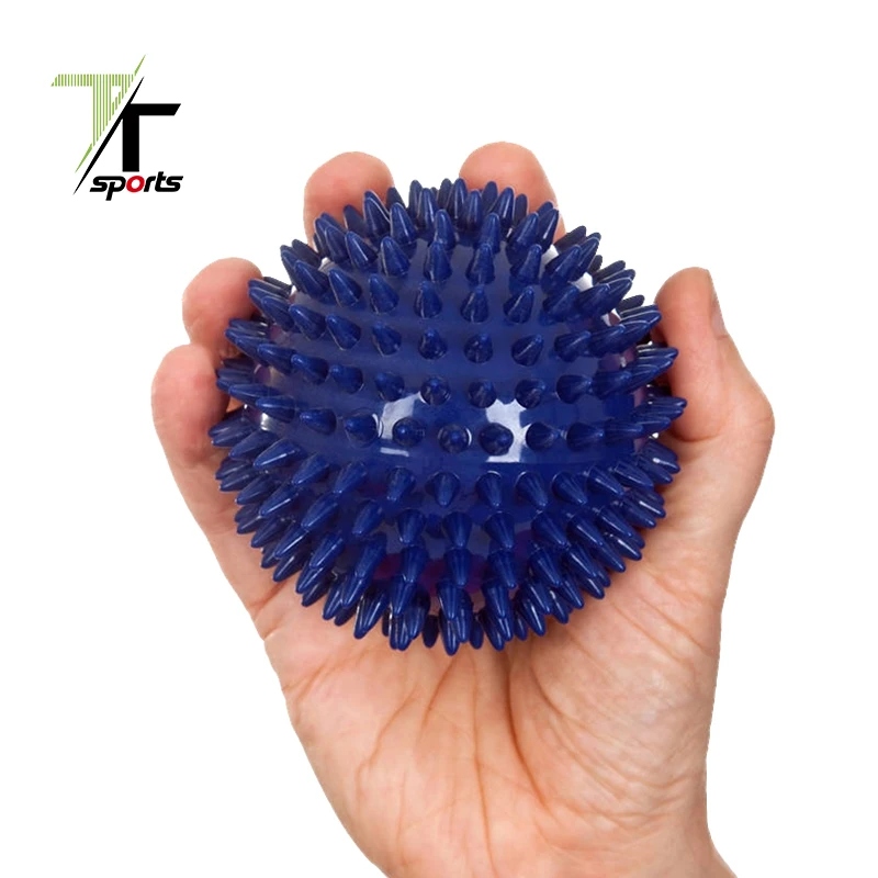 

TTSPORTS Spiky Hard Foot Back Muscles PVC Massage Ball for Plantar Fasciitis Relief, Multi colors