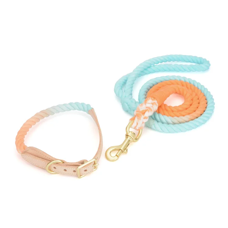 

Hot Sell Pet Products Best Dog Collar And Dog Leash Set, Customized color