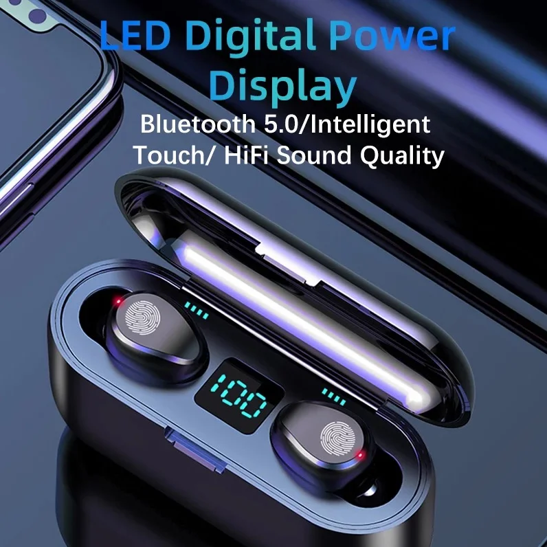 Starfun Headphones Earphones Tws Wireless Earbuds Bluetooth Earphone Headphone Earphone+ - ANKUX.COM