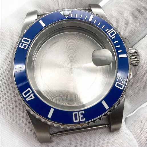 

Watch Parts Making Fit 8200 8215 2813 2836 Sapphire Crystal With Magnifying Glass 316L Solid Stainless Steel Watch Case