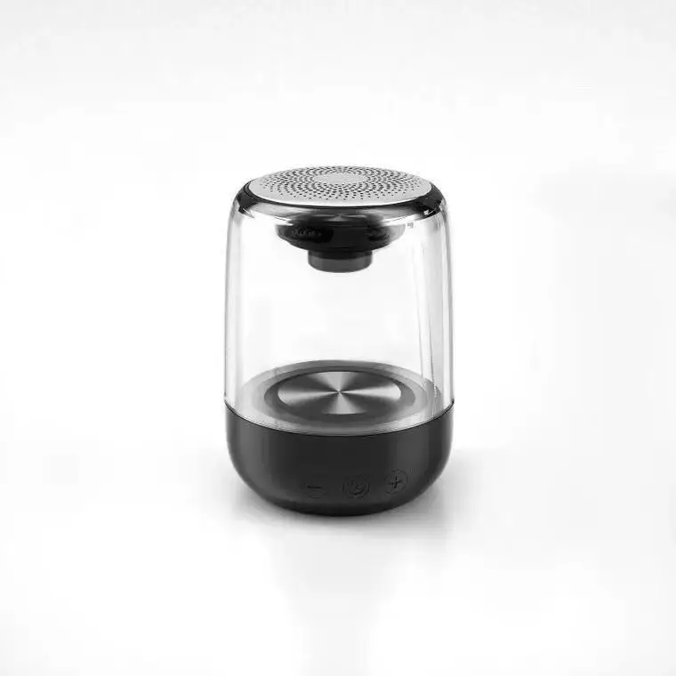 

2021 Outdoor portable colorful led speakers wholesale waterproof Wireless stereo BT Speaker Outdoor With LED Light, Polychromatic