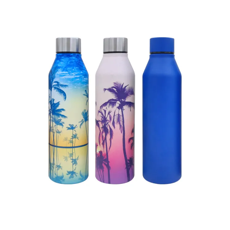 

MIKENDA 18/8 Stainless Steel Water Bottles Insulated Bottle With bamboo lid double wall insulated water bottles