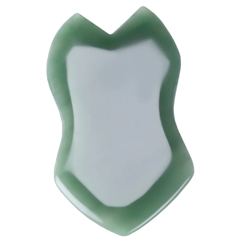 

Latest style Green Aventurine Jade GuaSha For Relieve Facial Skin Fatigue