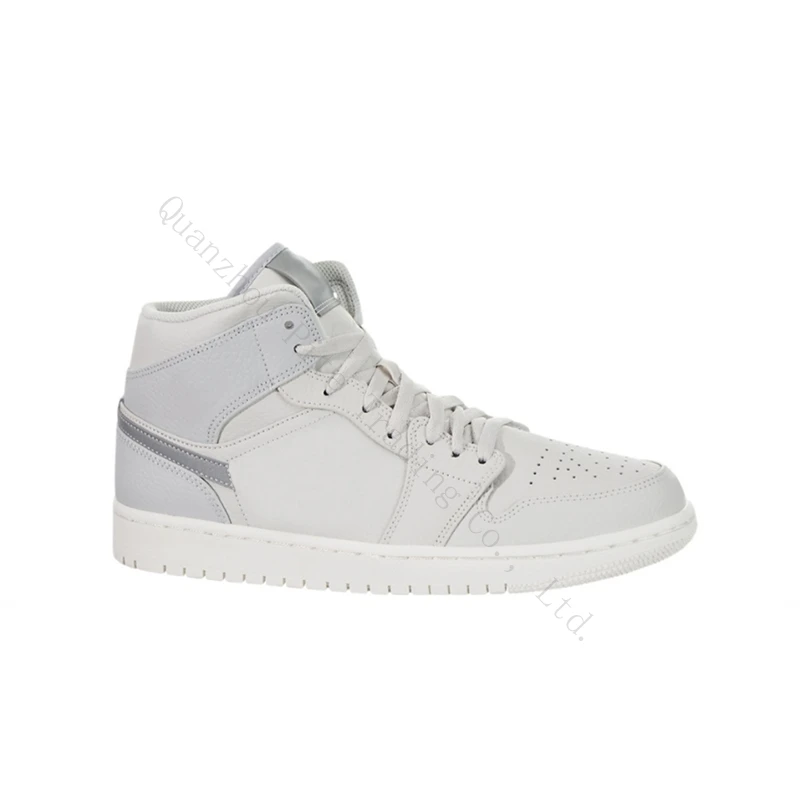 

Jardon 1 Retro Grey White men's women's fashion casual sports basketball running zapatillas shoes sneaker