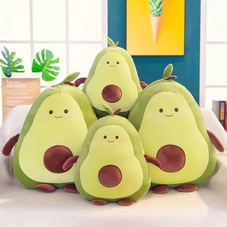 2020 Hot Sale Plush Toy Avocado Stuffed Soft Toy Pillow Kawaii Plush ...