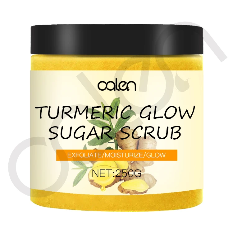 

Best Face Glow Brightening Private Label 250g Body Turmeric Scrub, Pink