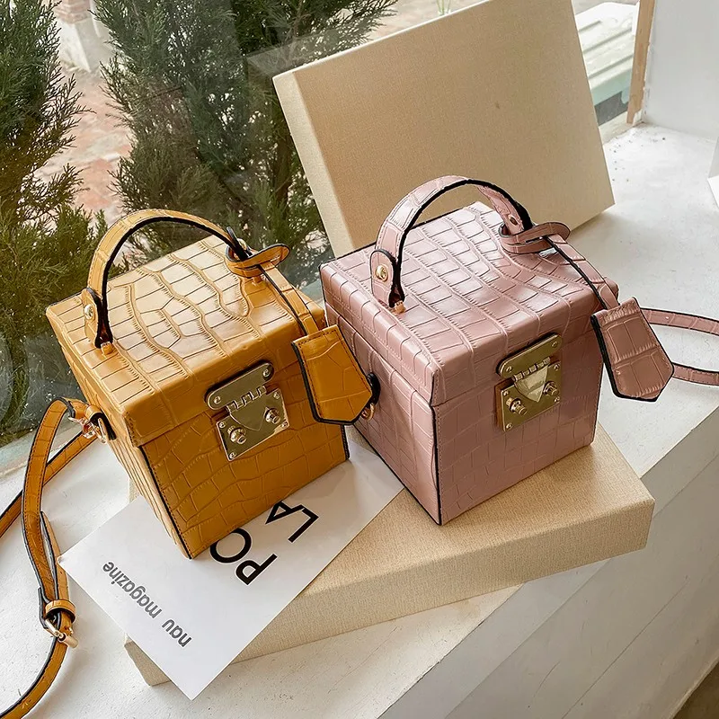 

Wholesale ladies box bag luxury design shoulder bag