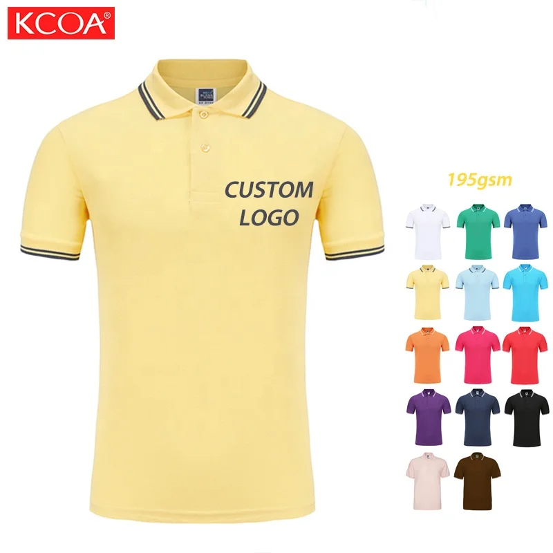 

New Style Promotion Breathable Summer Durable Male Customized Logo Polo Shirts