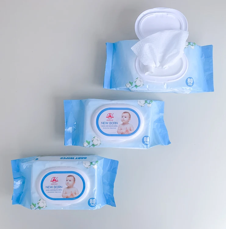 

RTS Wholesale Organic The Best Custom Logo Private Label Cosmetic Cleansing baby Wet Wipe