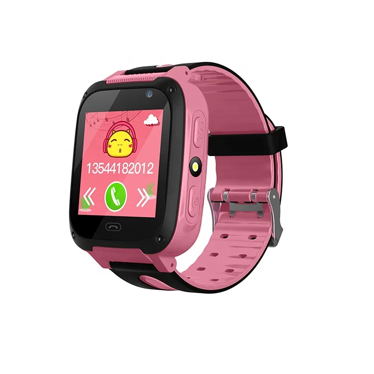 

S4 Waterproof Touch Screen Smart Watch Wrist Anti-lost SOS Dial Call Smartwatch with GPS Locator Tracker Kids Children Gifts