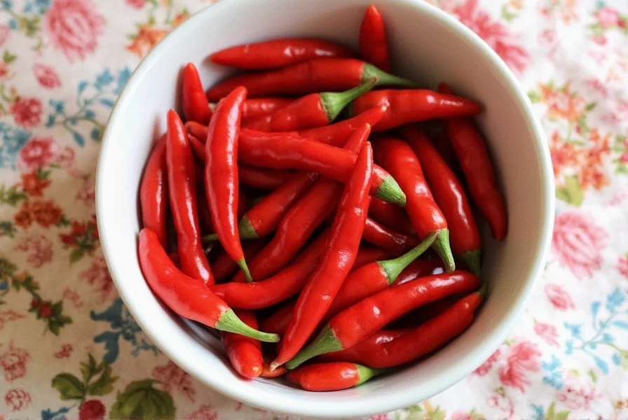 Bird's Eye Chilies in a Bowl