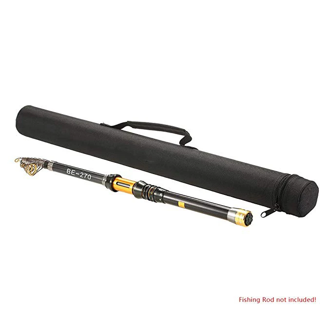 

Waterproof Portable Carrying Case Hard Fishing Rod Tackle Bag, Green,grey,white or customized