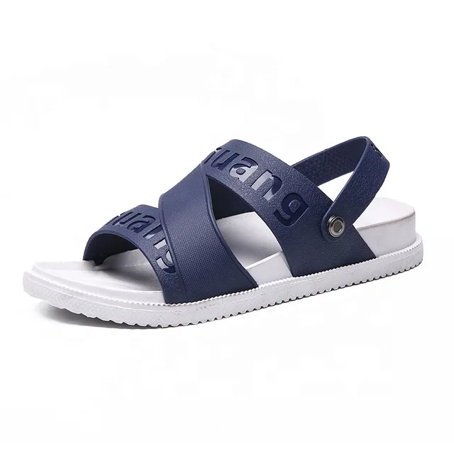 

Summer Large Open-Toed Beach Shoes One-Foot Slippers Thick-Soled Non-Slip Dual-Use Men's Sandals