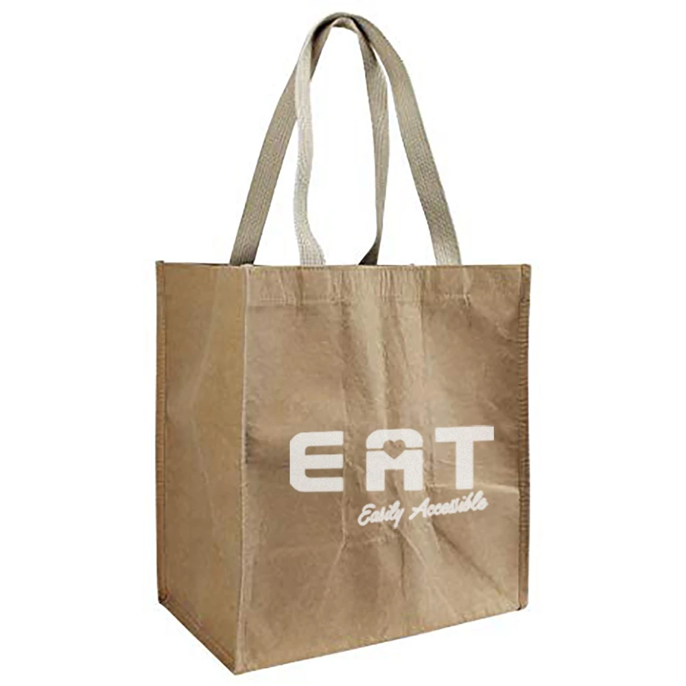 

Personalized logo printing plain tote shopping washable kraft paper bag, Nature/brown/coffee/black/grey/white