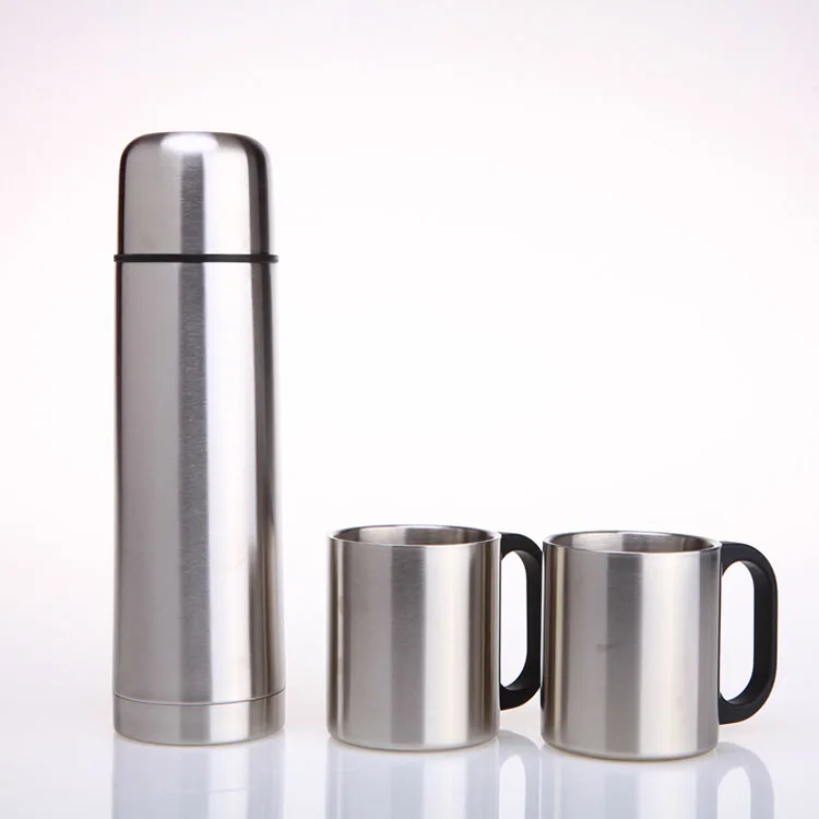 

Eco Friendly Flask Stainless Steel Sport Bullet Shape Water Bottle, Black, white, green and custom color
