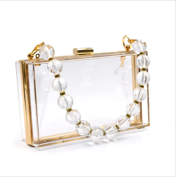 

Clutch bag handbags clear bag acrylic box bag