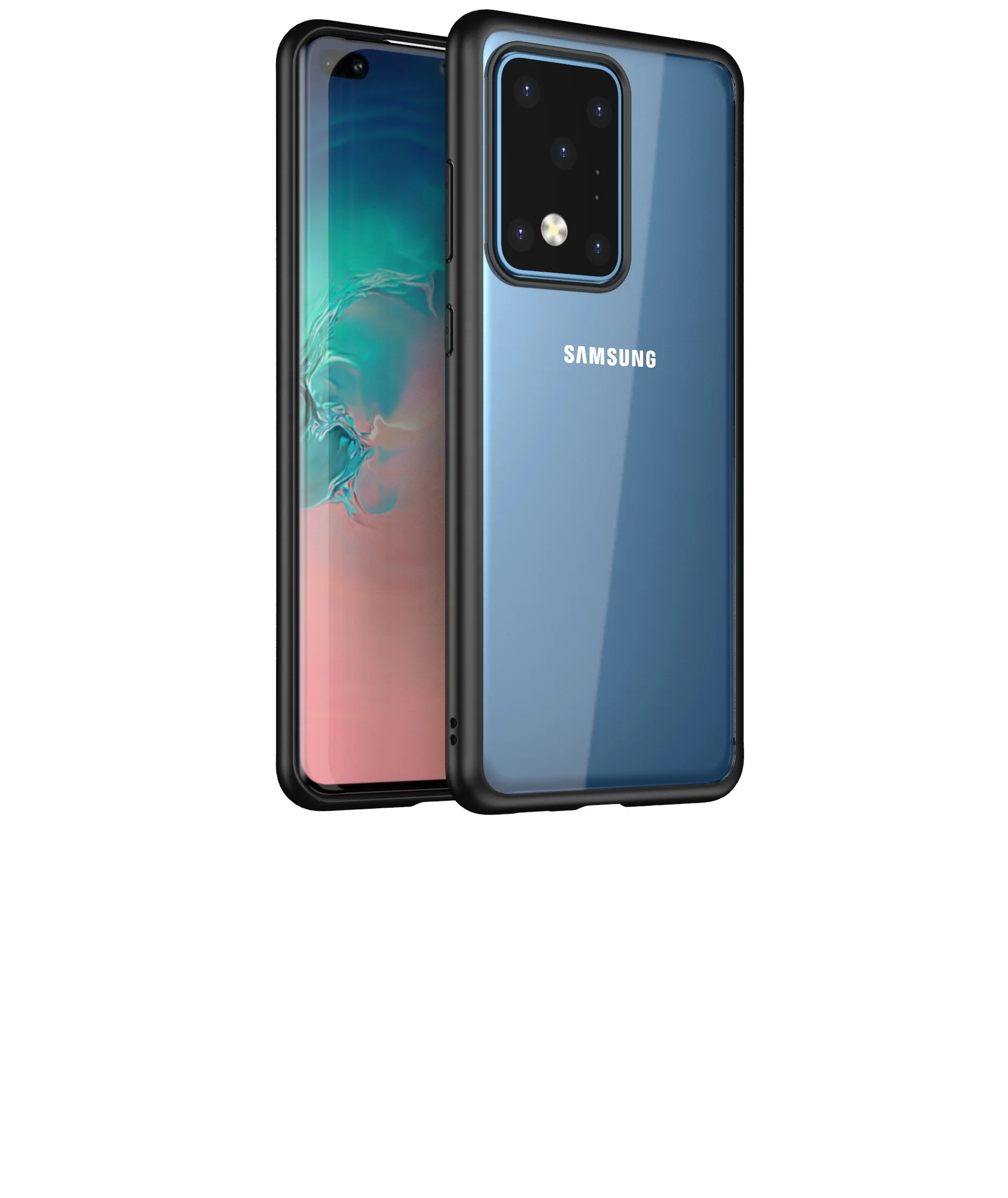 

Custom Luxury Tpu Frame Pc Acrylic Cell Phone Back Cover For Samsung galaxy S20 / S20Plus/S20Ultra, Multi-color, can be customized