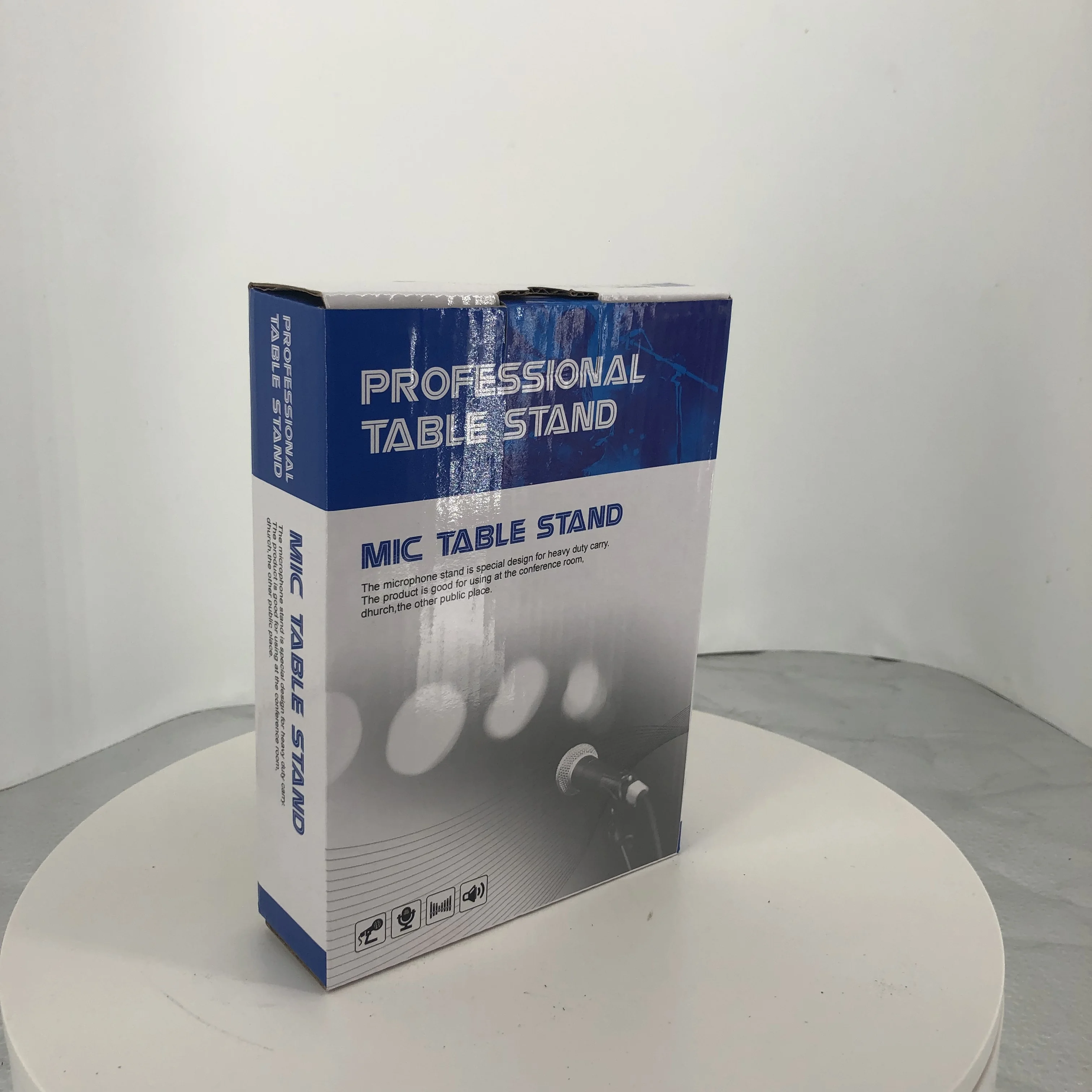 
factory Supply Desktop Table Microphone stand Mic Holder Stand with Clip 