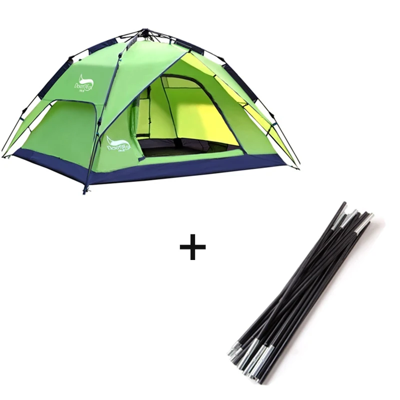 

Three colors automatic tent 3-4 people camping tent, easy to set up instantly, portable, beautiful for tent, Polychromatic