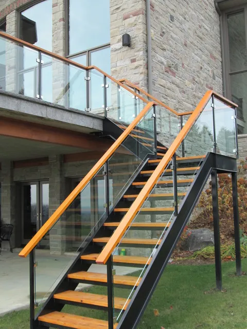 modern exterior stairs