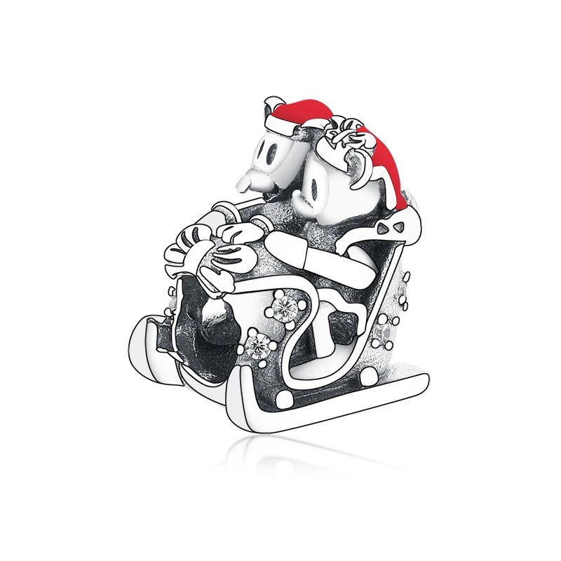 

Fine Jewelry Wholesale Christmas Gifts for Kids 925 Sterling Silver Santa Claus Beads Santa Claus Charms for Jewelry Making