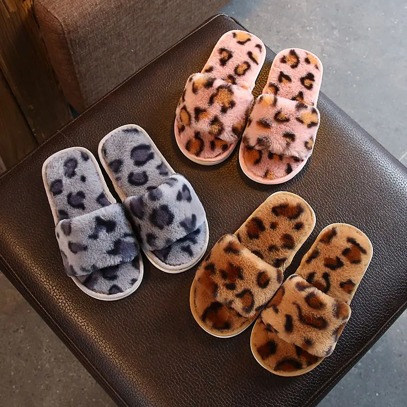 

Lovers slippers autumn and winter wool slippers female cute cotton slippers winter indoor shoes cartoon parent-child home shoes, Yellow, pink, gray, blue