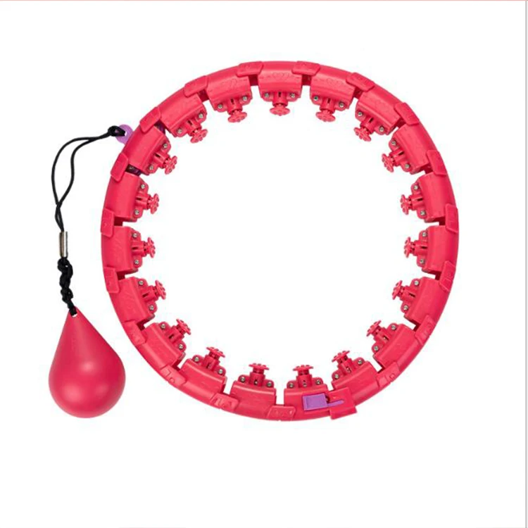 

slimming body counting hoops weighted Wula Weight loss fitness slimming ring, Pink .purple