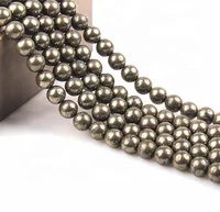 

Wholesale Natural AA Pyrite Loose Gemstone Stone Beads for Jewelry Making Bracelets Necklaces Earrings 15.5" in Strand
