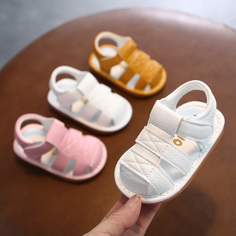 

Summer New Infants Soft Soled Children's Sandals Boys and Girls Children's Sandals Baotou Sandals