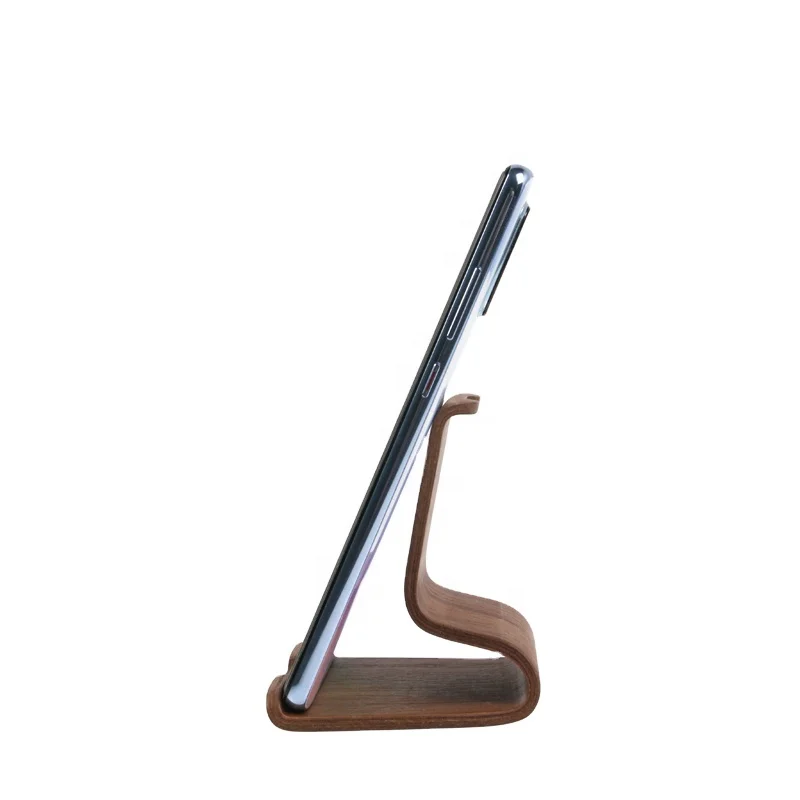 

Wood Tablet Stand, Wooden iPad Holder, Desktop Stand Holder Dock for Kinder, E-reader, other Tablets Black Walnut Finish, Wood color