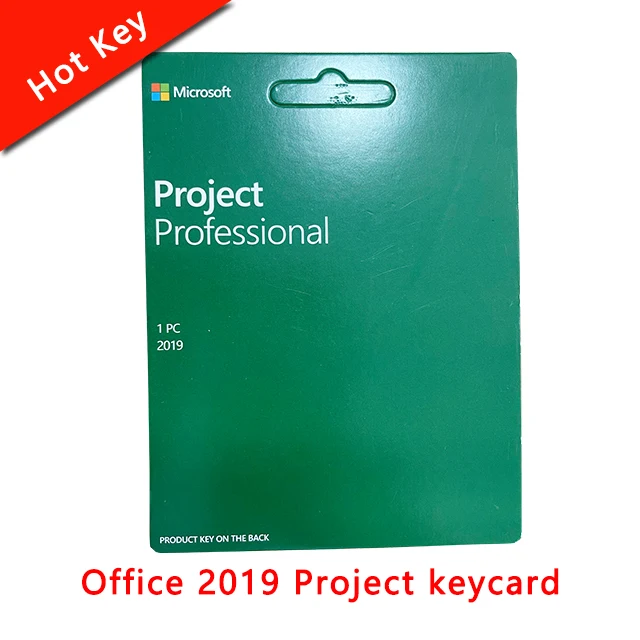 

office 2019 project professional retail keycard