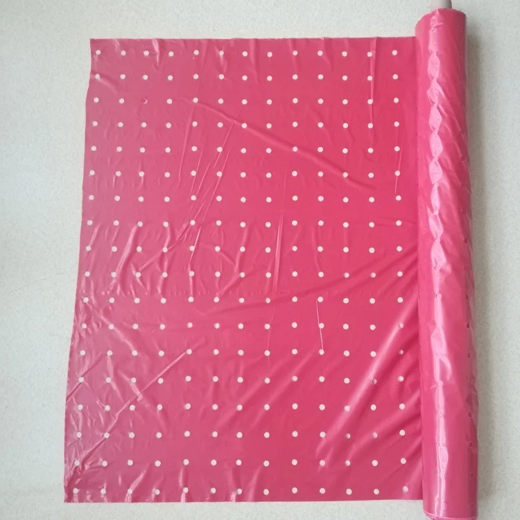 
Agricultural black plastic perforated mulch film with holes for strawberry 