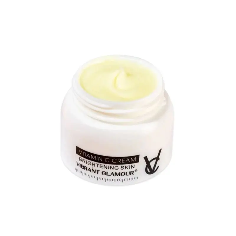 

VIBRANT GLAMOUR Vitamin C Moisture Cream VC Whitening Brightening Anti Wrinkle Anti Aging Repair Fade Freckles Face Cream 50g