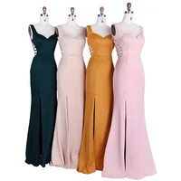 

High quality latest special back Bridesmaid Dresses Long evening dresses elegant