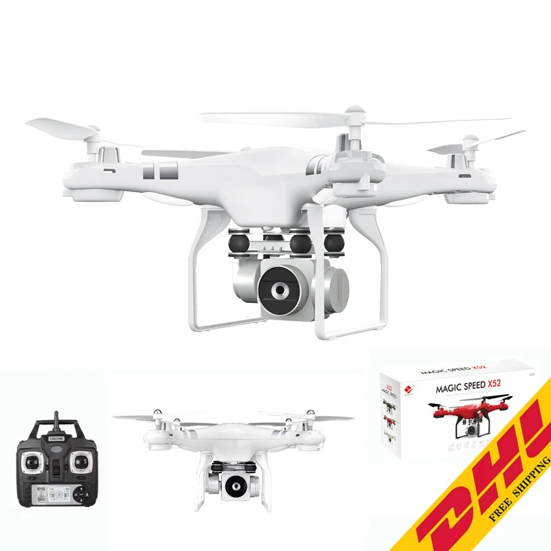 

Free freight X52 four axis fixed height UAV HD aerial remote control aircraft pan tilt electronic wide angle camera