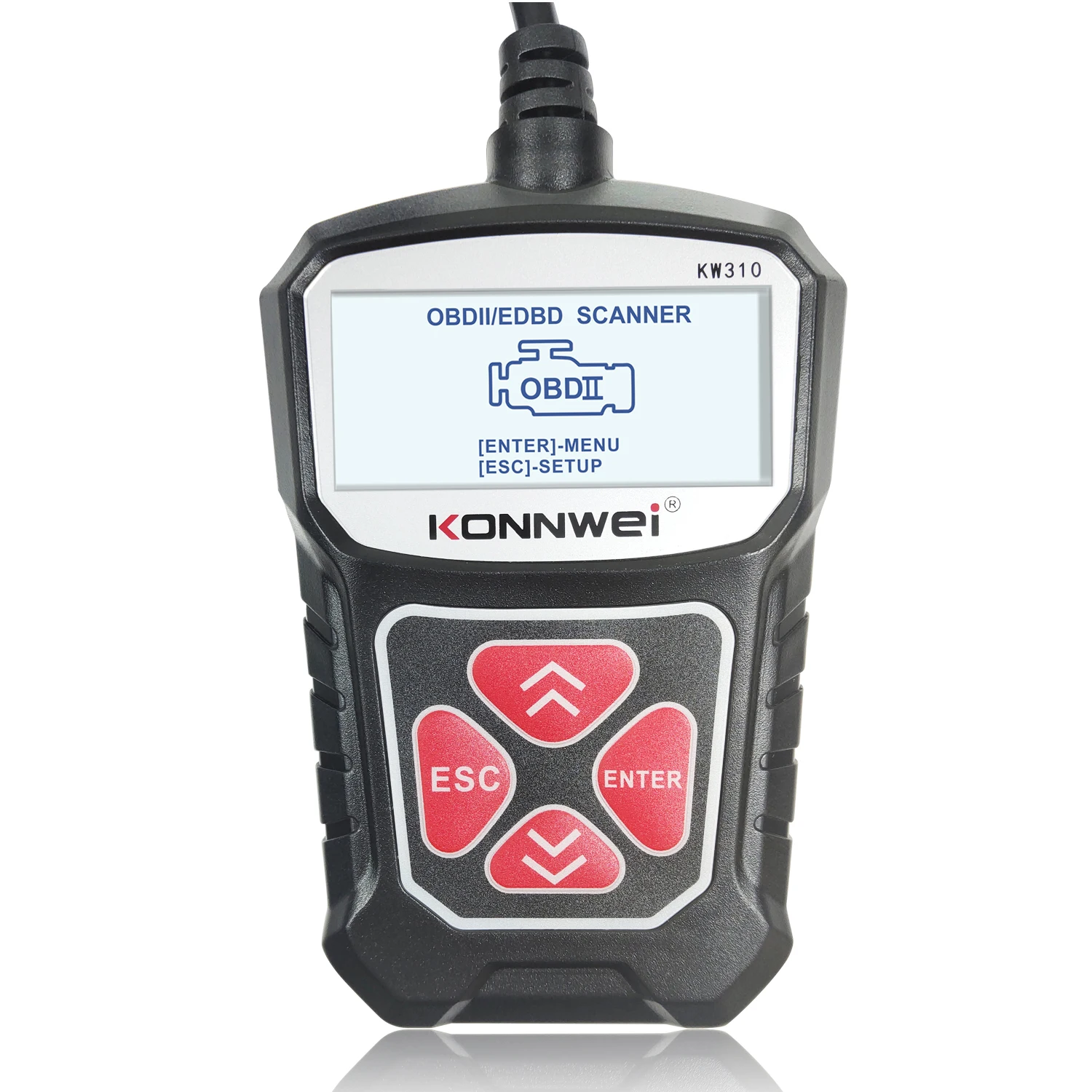 

Auto diagnostic tools Konnwei scanner support Diesel gasoline car KW310 Automotive OBD2 tool